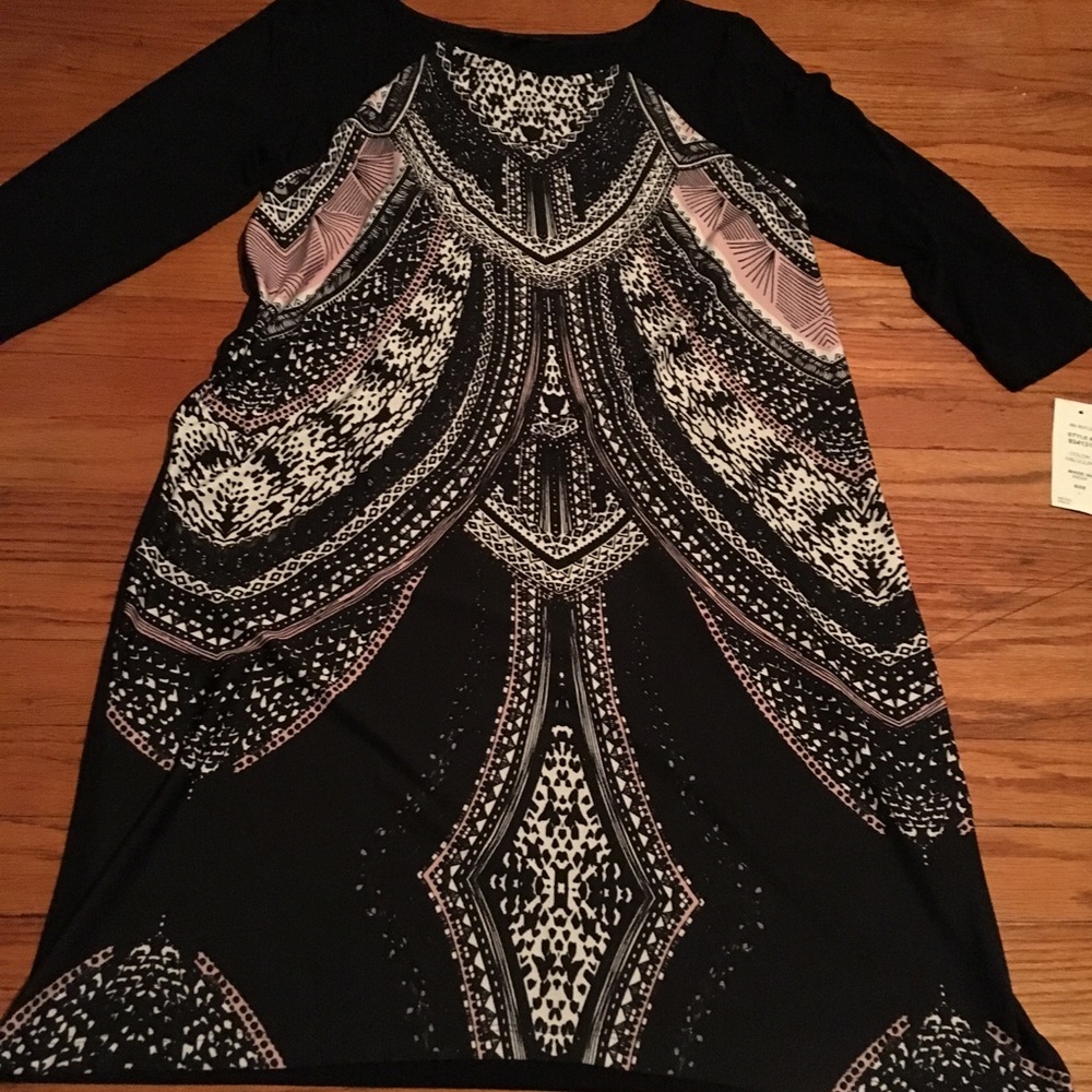 Black Multi-Colored Dress (new)